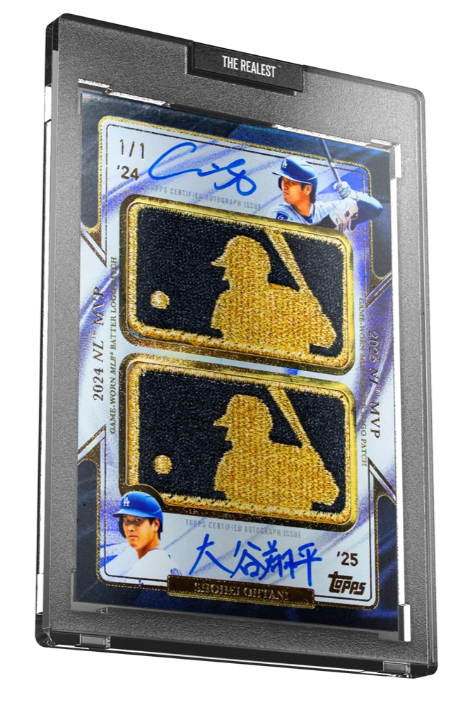 Shohei Ohtani one-of-one Dual Gold Logoman card